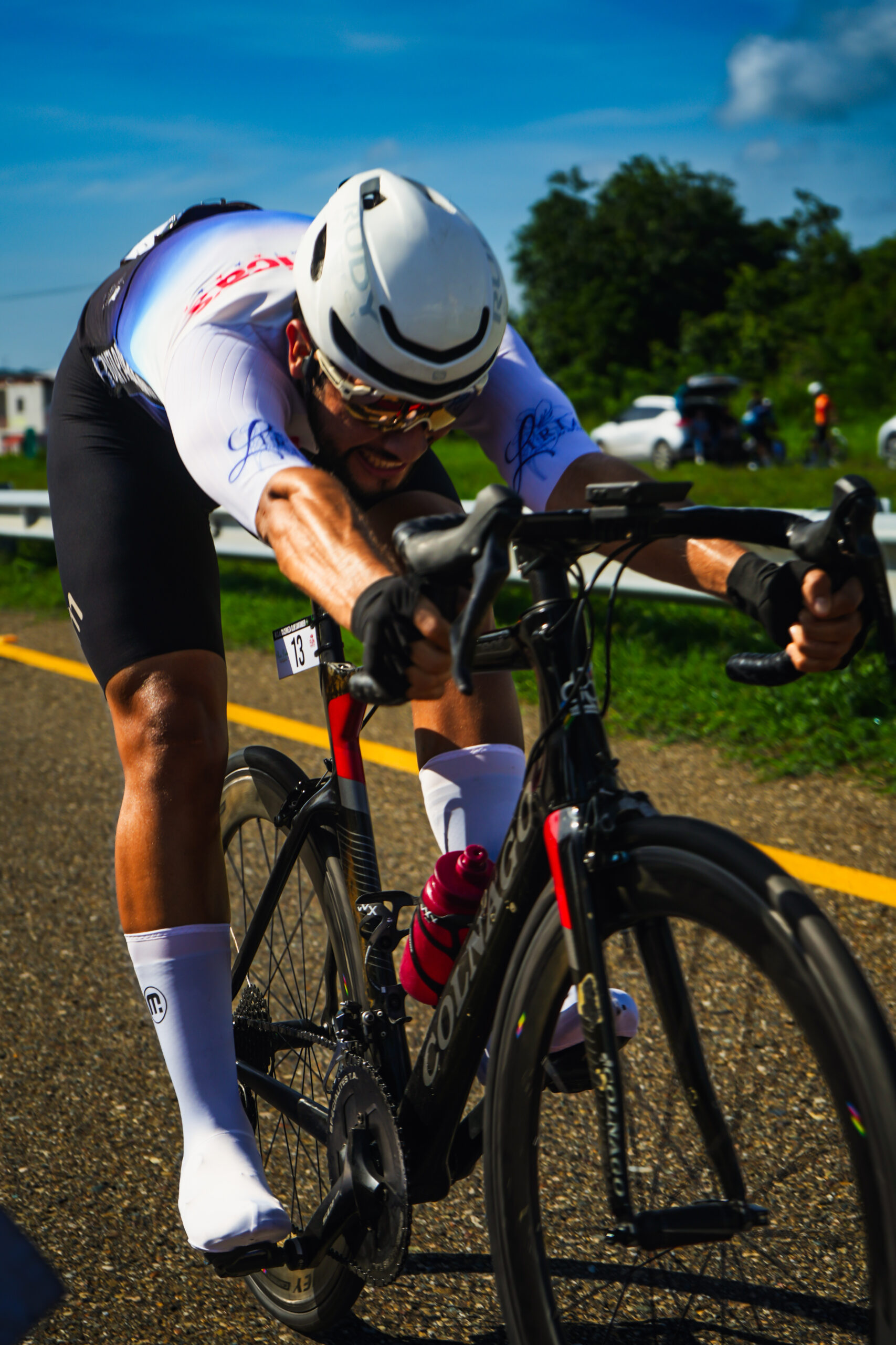 Celebración en meta